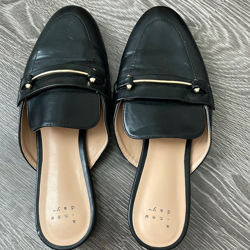 A new day black mules